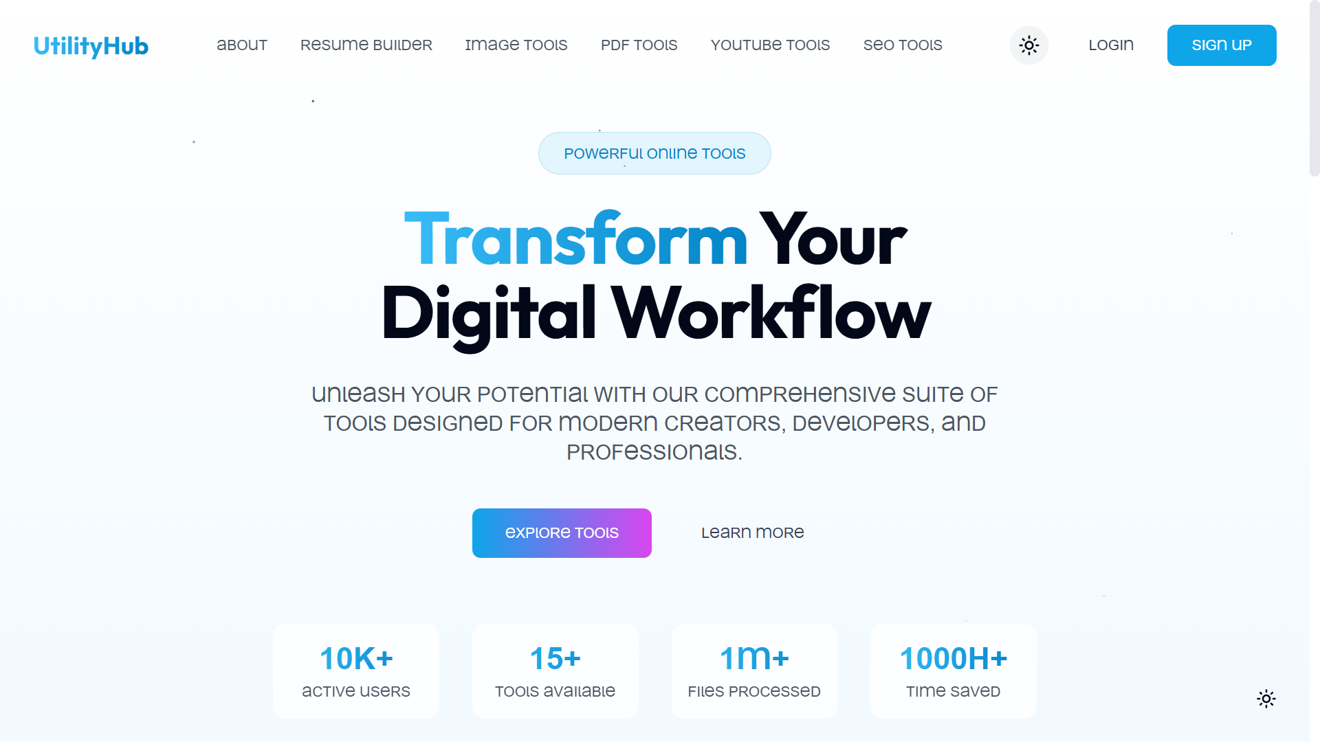 UtilityHub – Free Online Tools for Images, PDFs, SEO & More